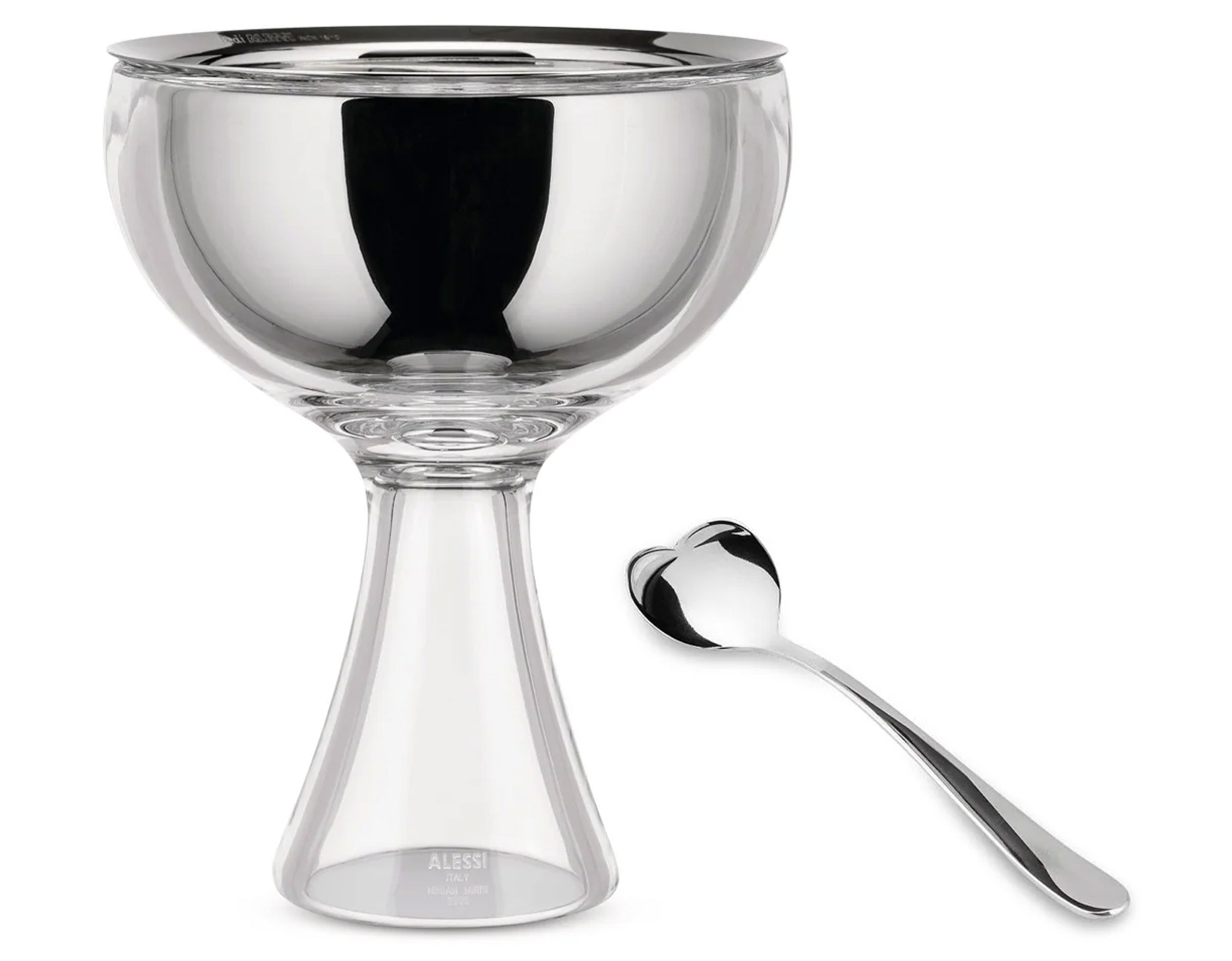 big love ice cream cup and spoon