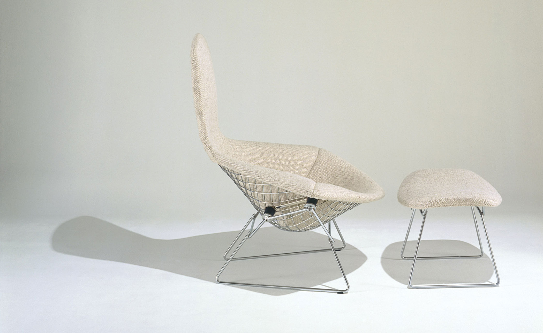 bird chair with no ottoman