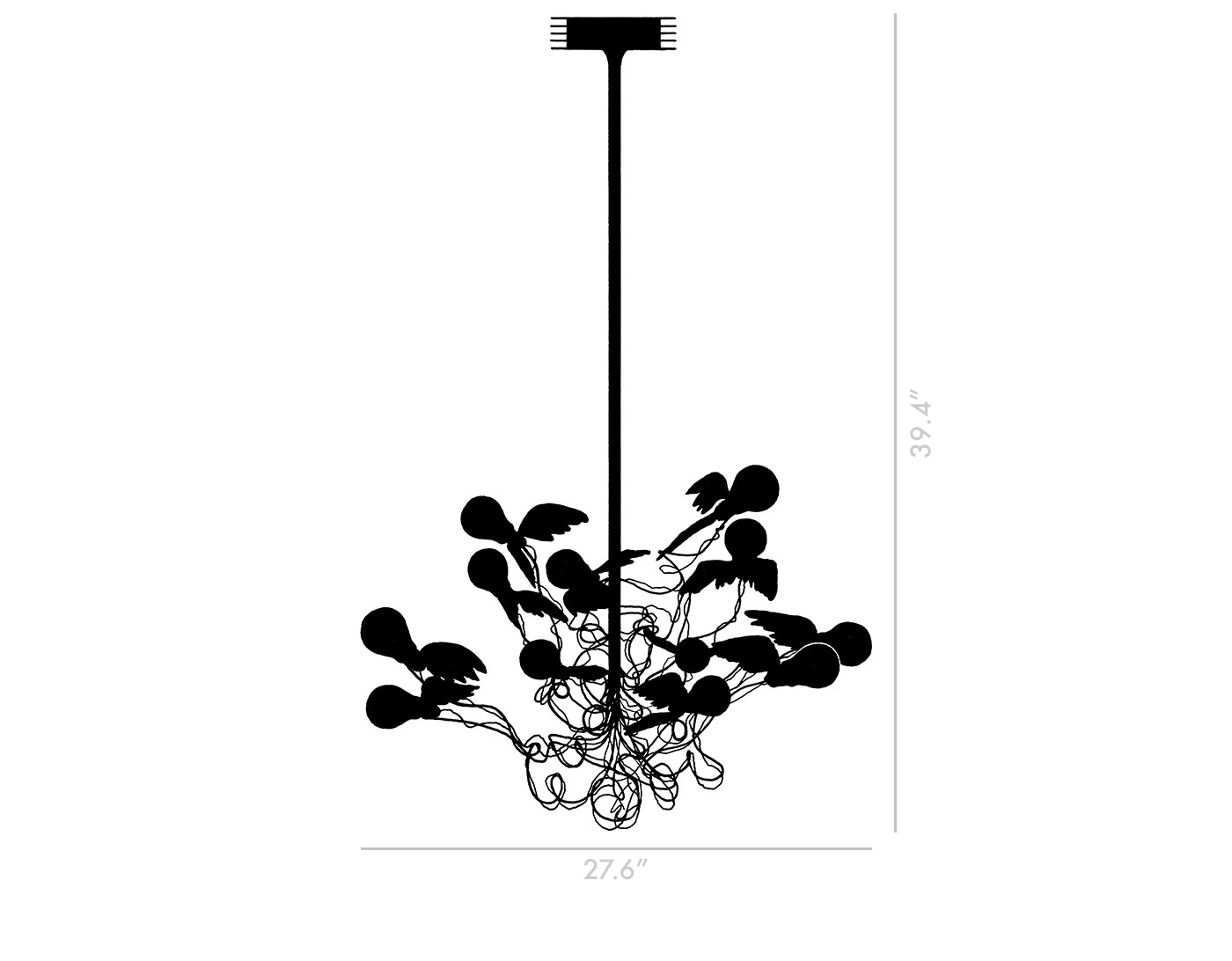 Birdie Chandelier Lamp