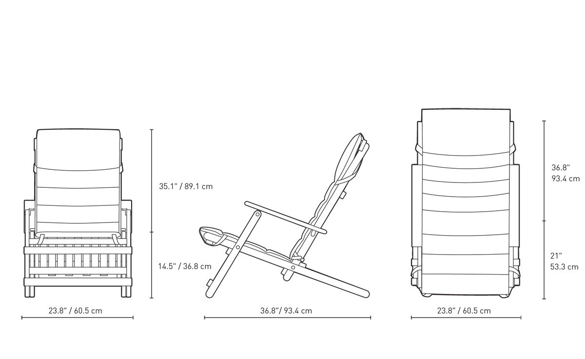 bm5568 outdoor deck chair