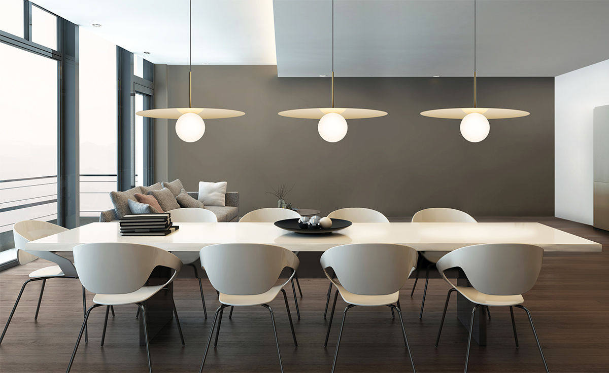 bola disc linear 3 suspension lamp