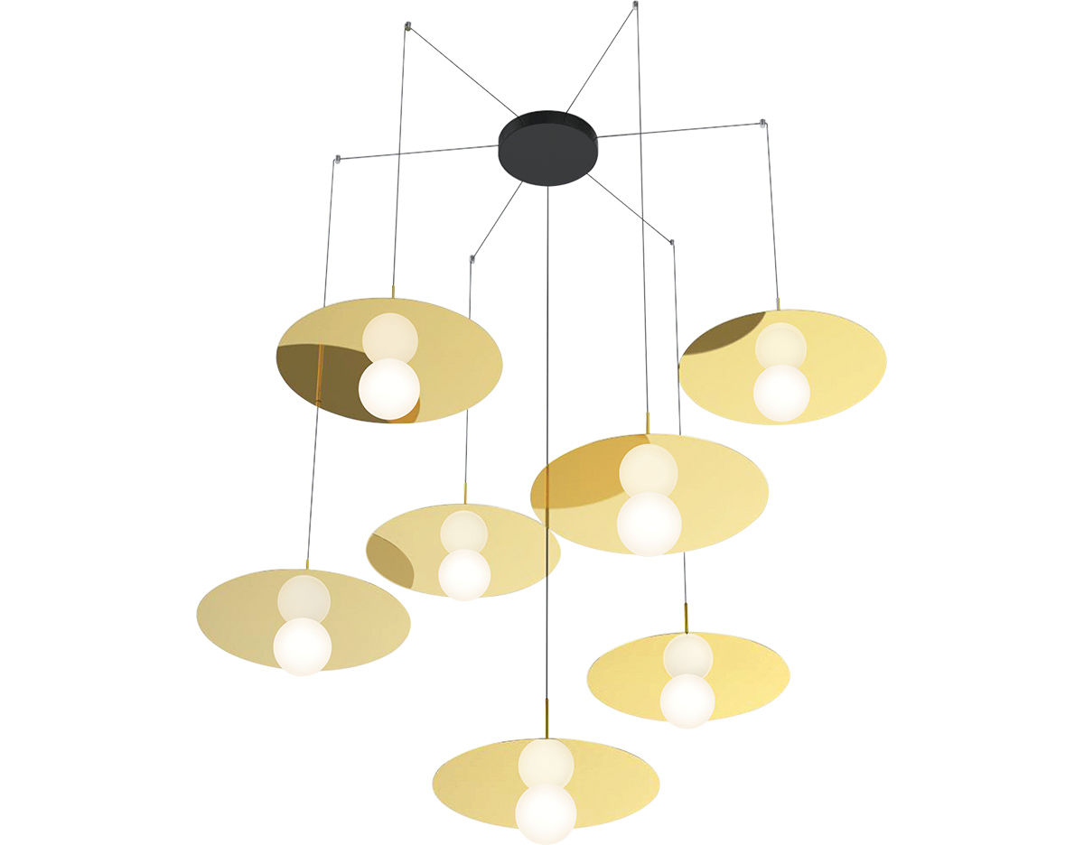 bola disc multi suspension lamp