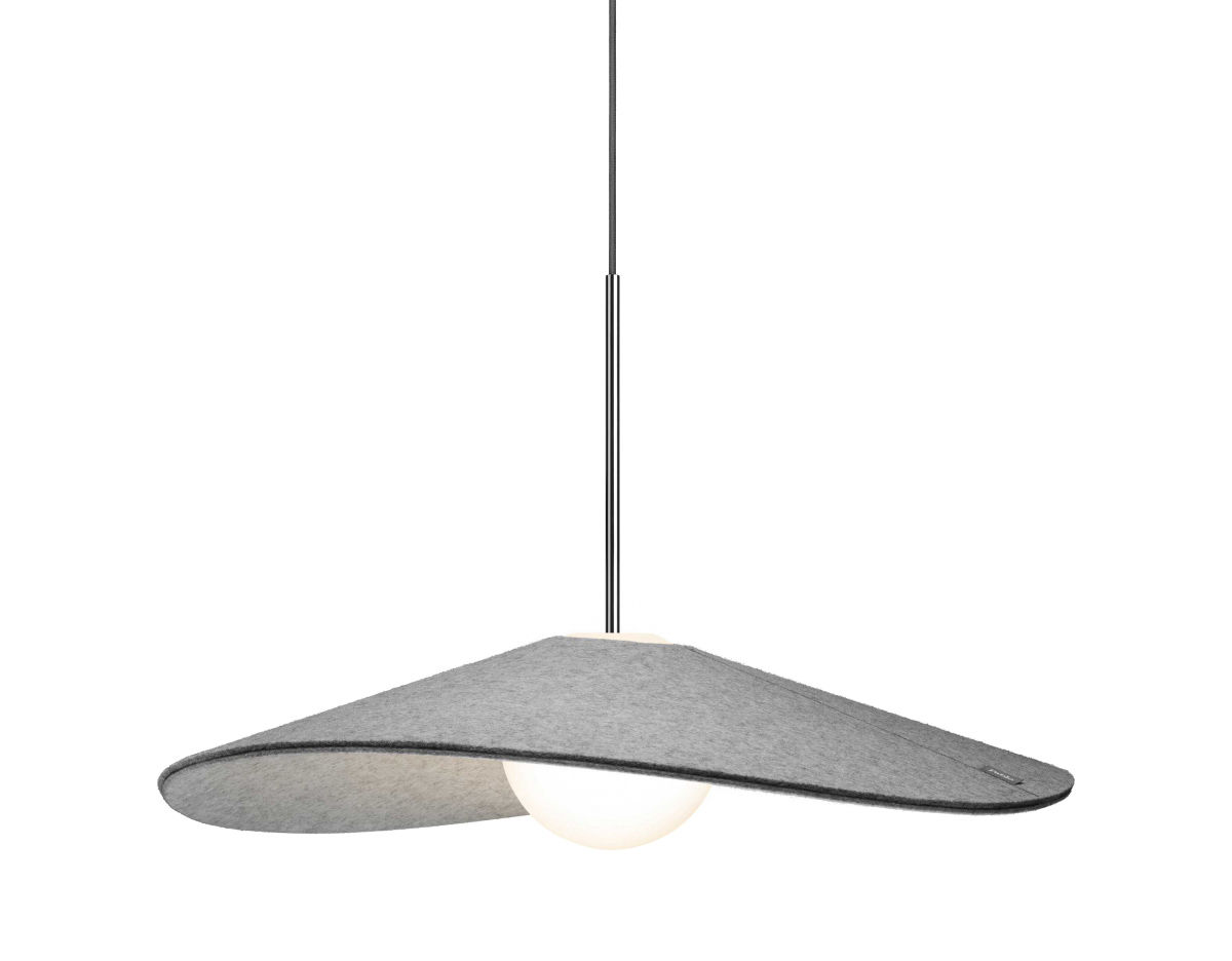 bola felt suspension lamp
