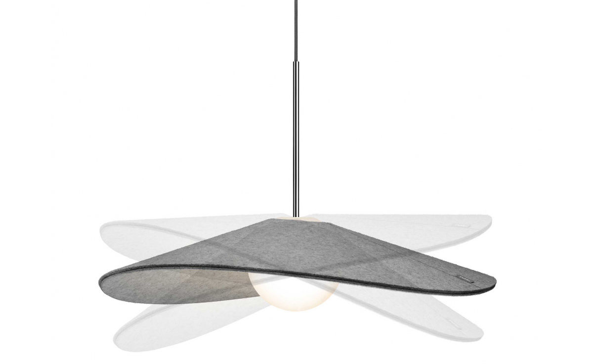 bola felt suspension lamp