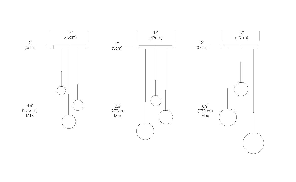 bola sphere chandelier 3