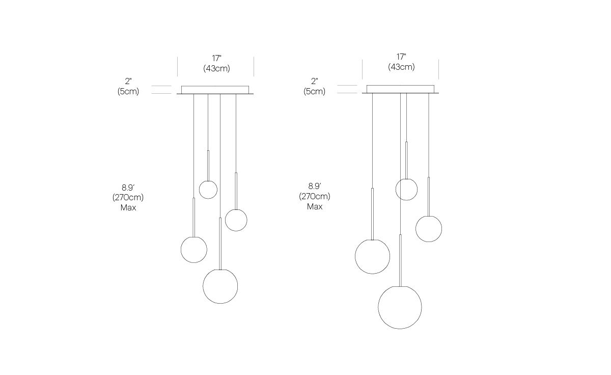 bola sphere chandelier 4