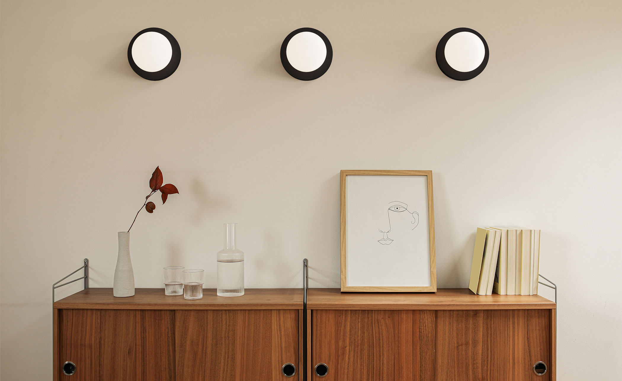 Bola Sphere Flush Light