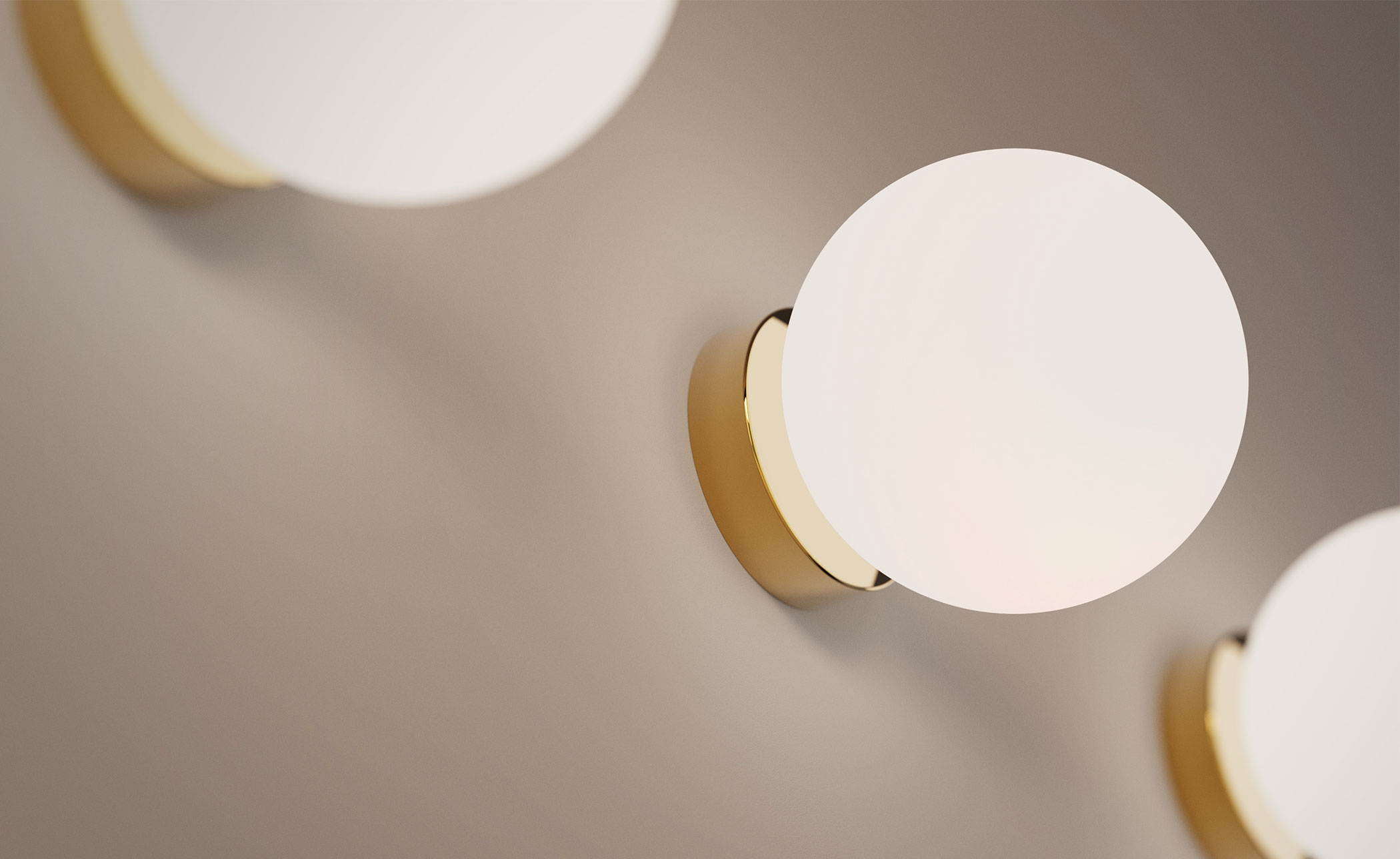 Bola Sphere Flush Light