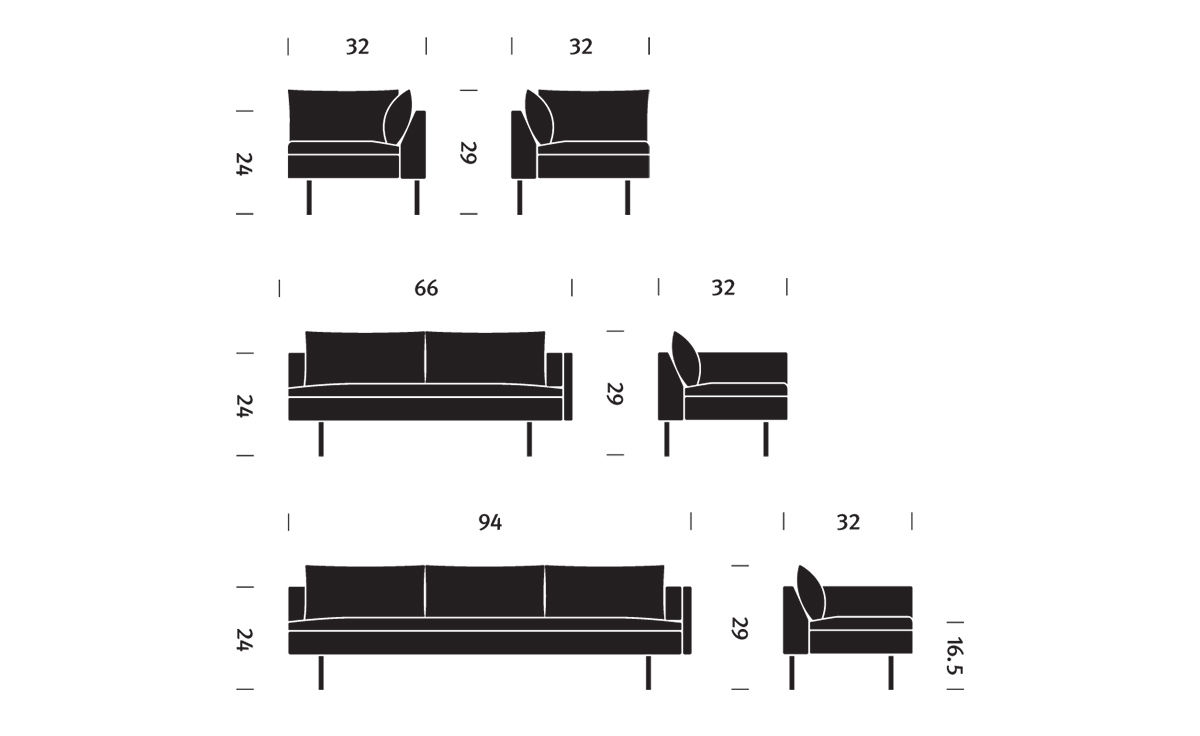 bolster sectional sofa