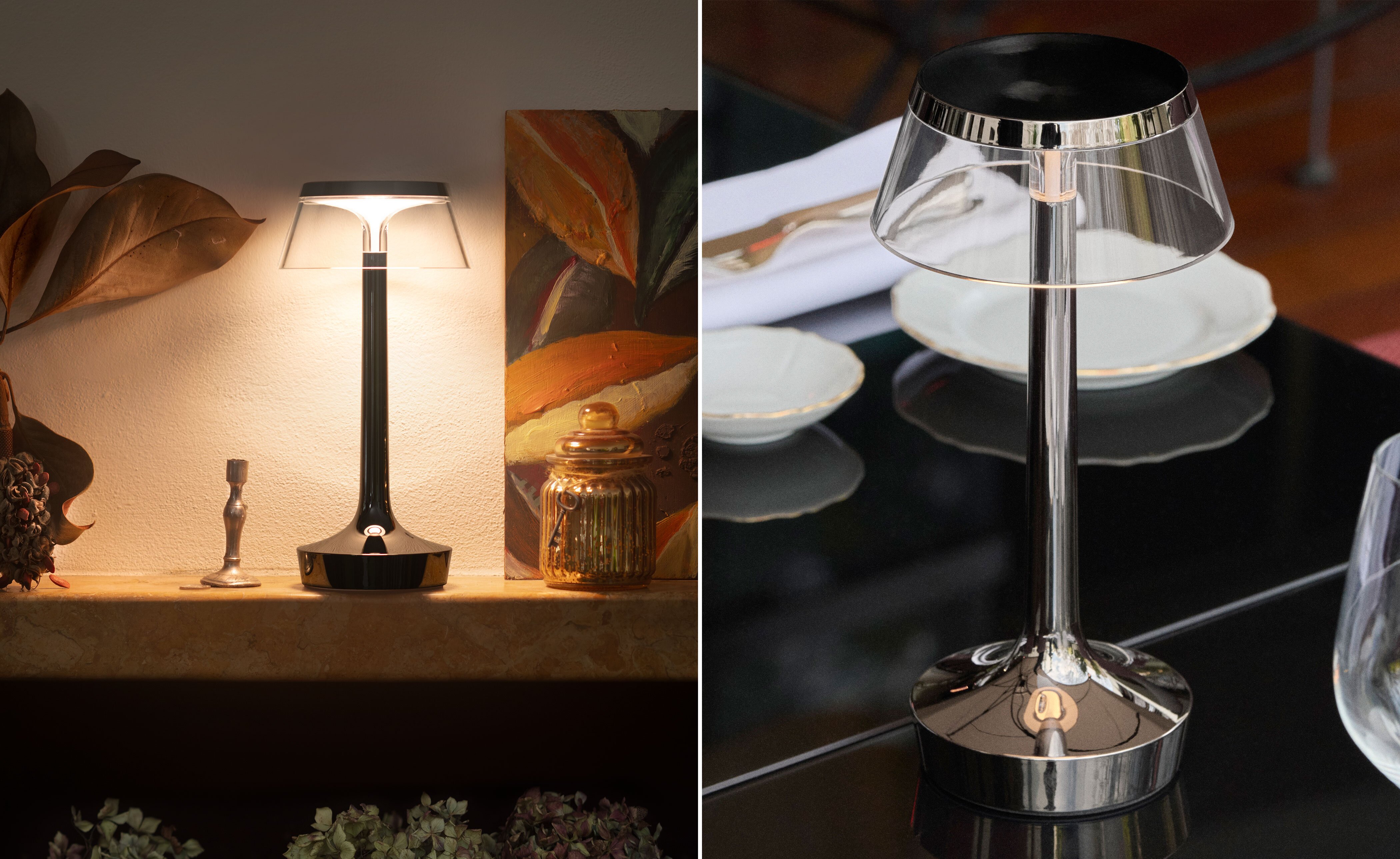 bon jour unplugged table lamp