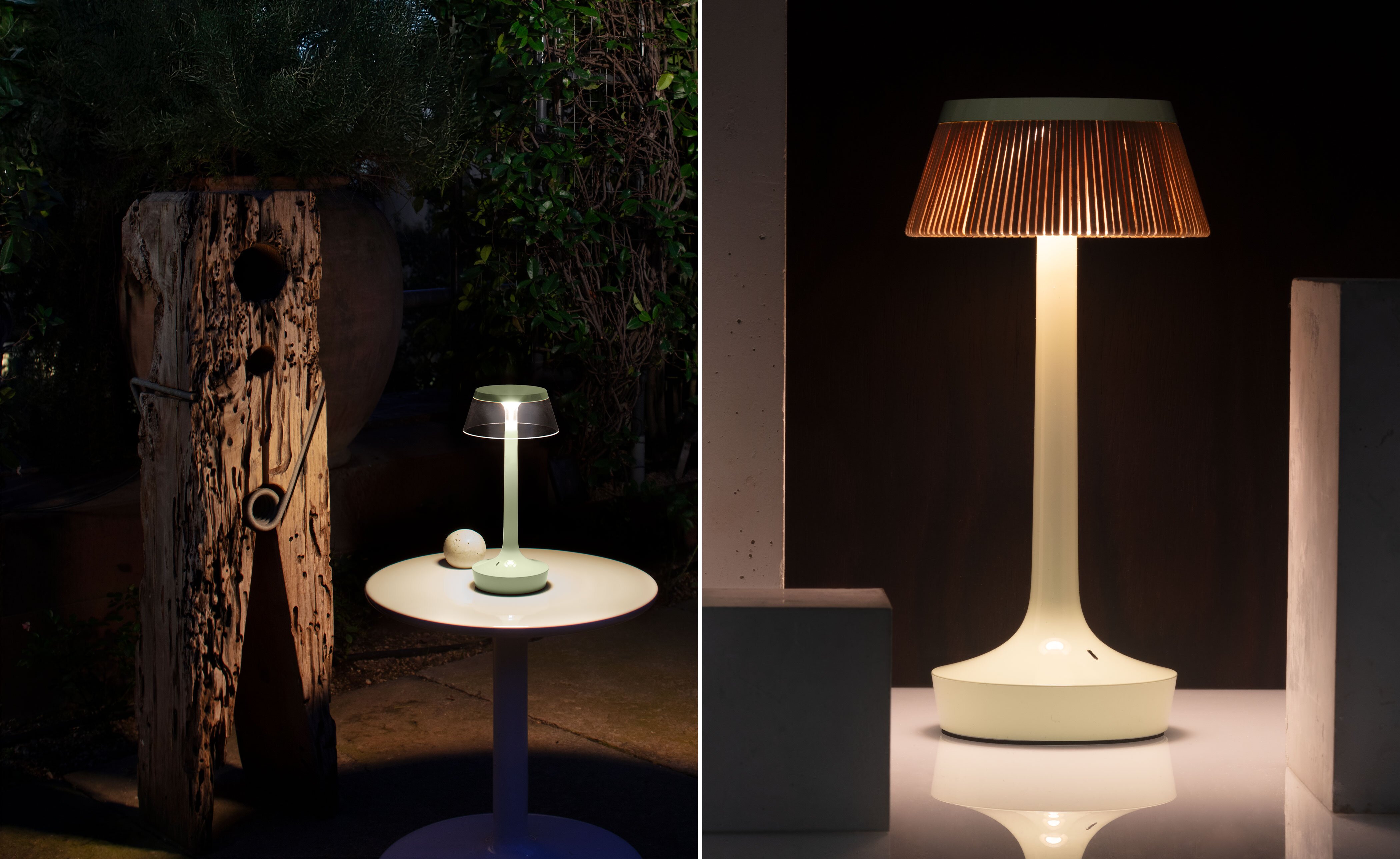 bon jour unplugged table lamp