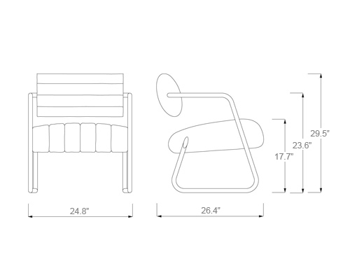 bonaparte lounge chair