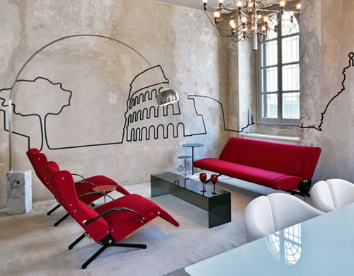 borsani d70 reclining sofa