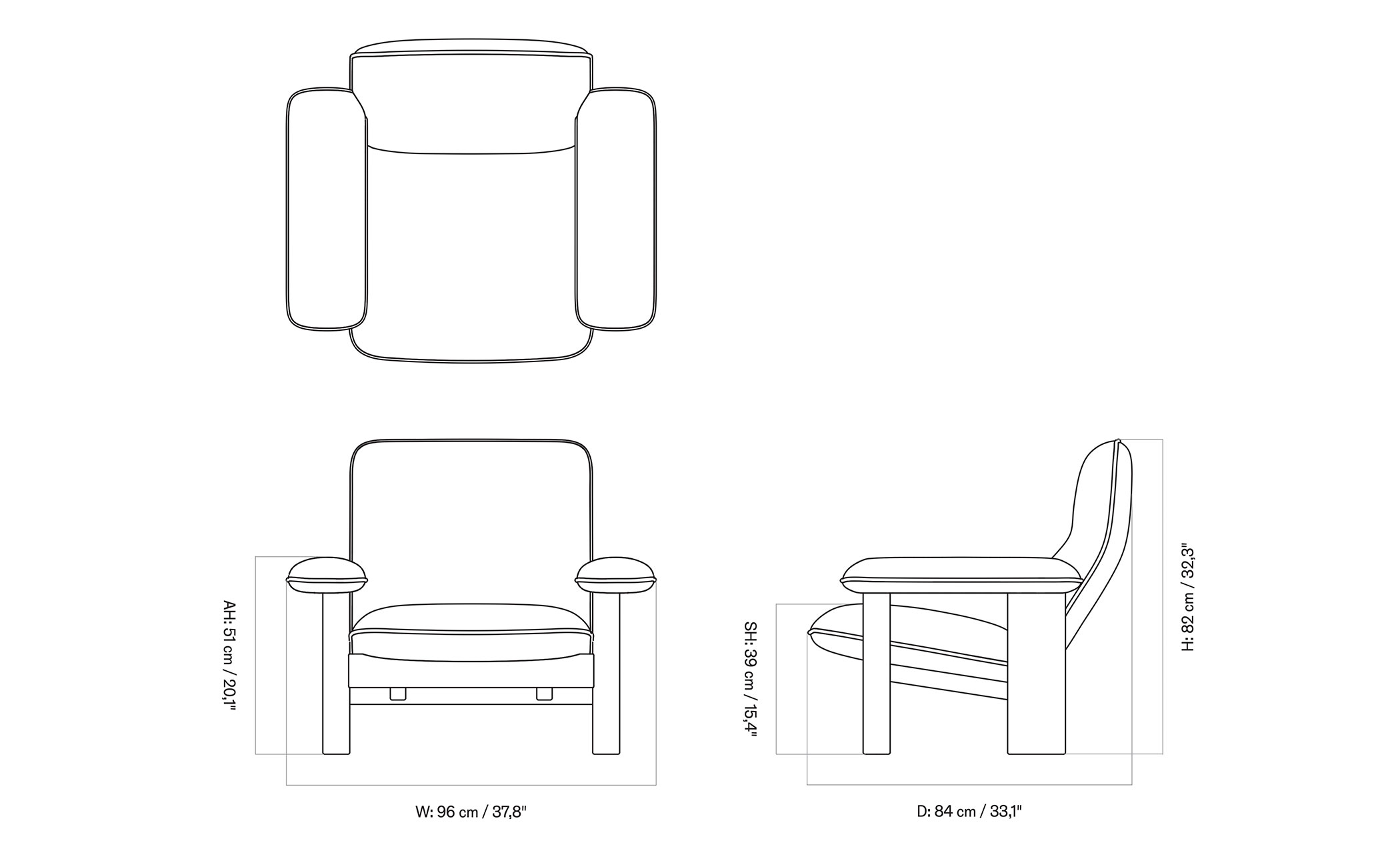 Brasilia Lounge Chair fabric