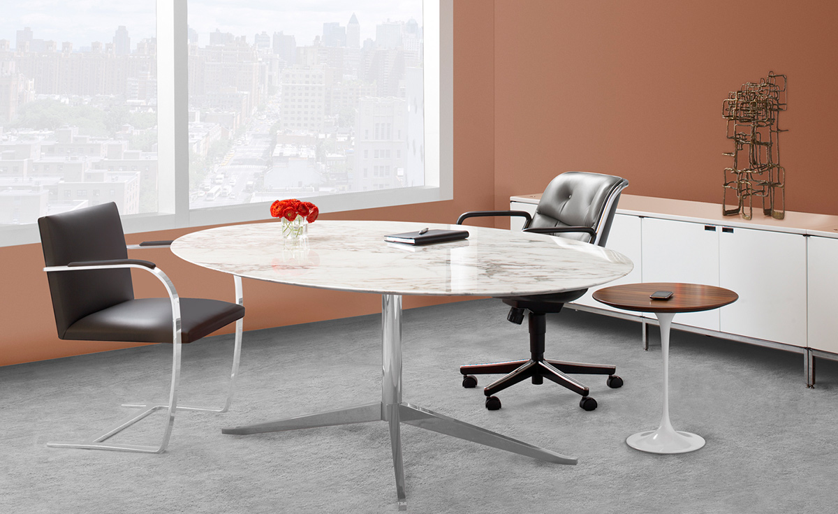 brno chair with flat bar frame