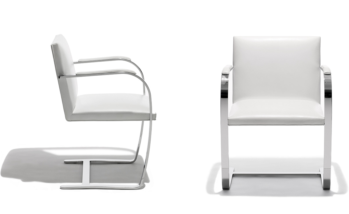 brno chair with flat bar frame