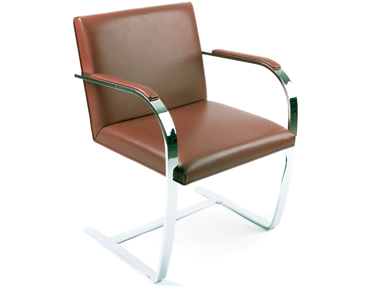 brno chair with flat bar frame