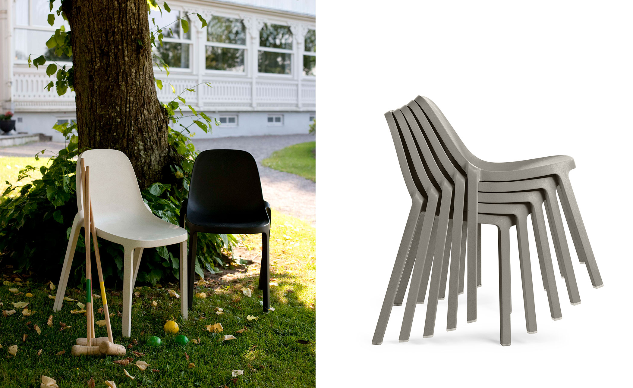 emeco broom stacking chair