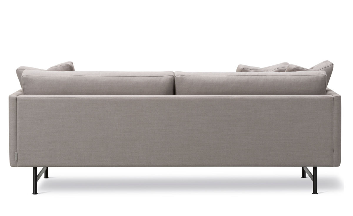 calmo 95 two seat sofa with metal base