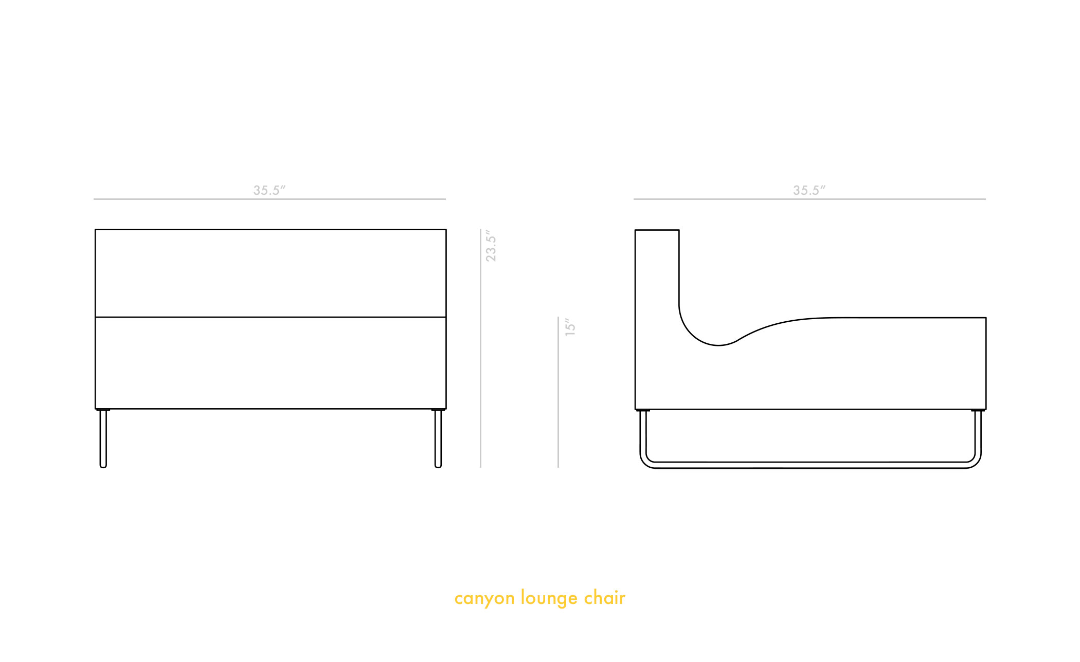 canyon lounge chair