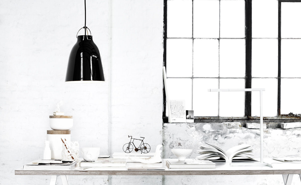 caravaggio high gloss suspension lamp