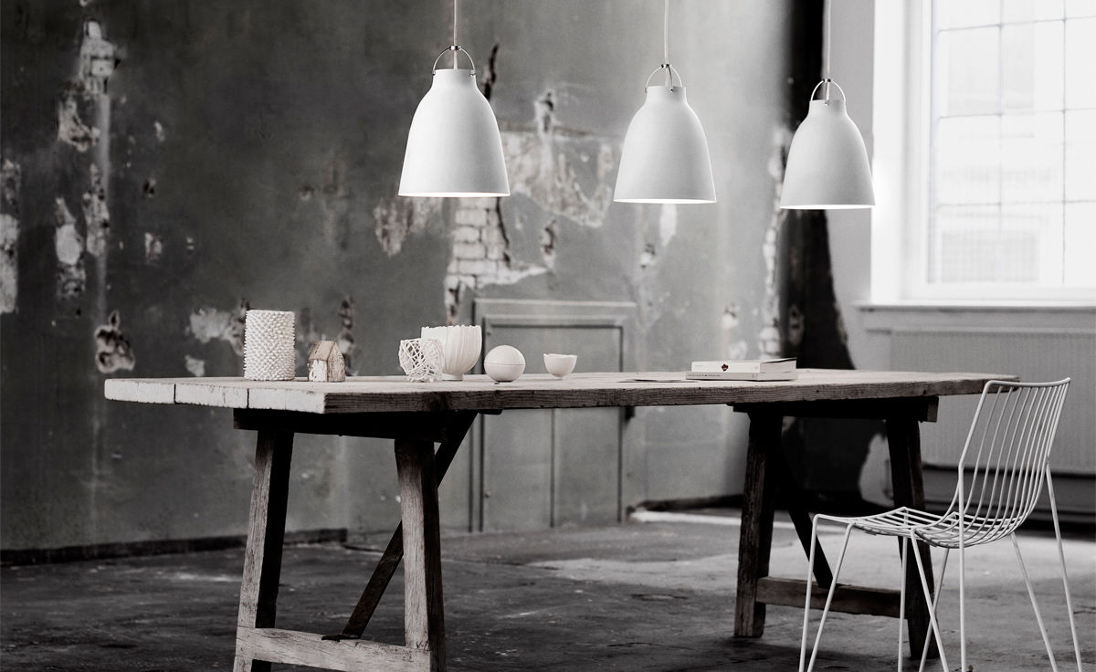 caravaggio matte suspension lamp