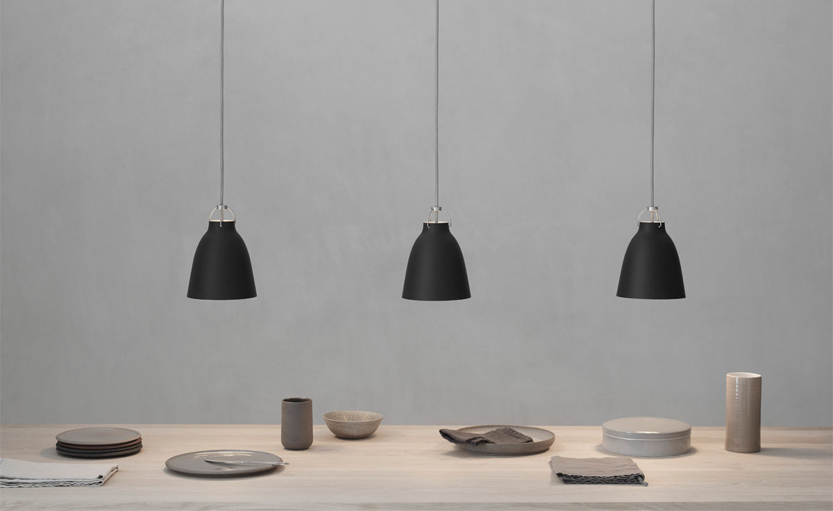caravaggio matte suspension lamp