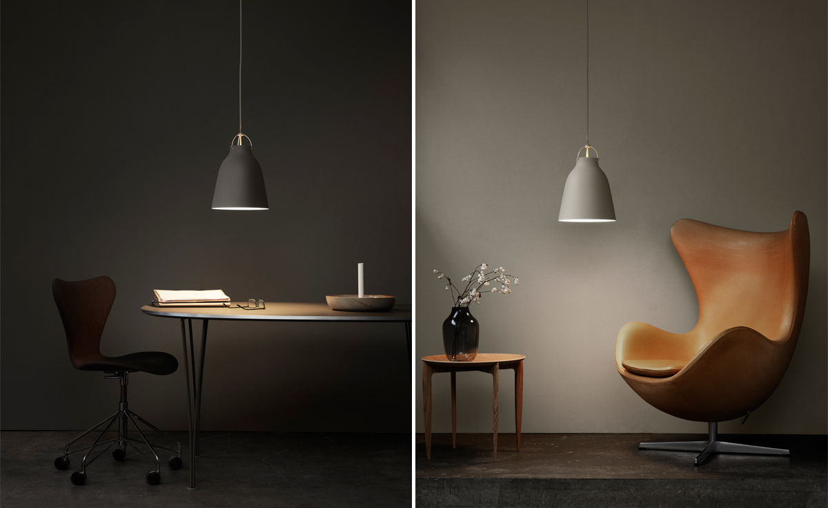 caravaggio matte suspension lamp