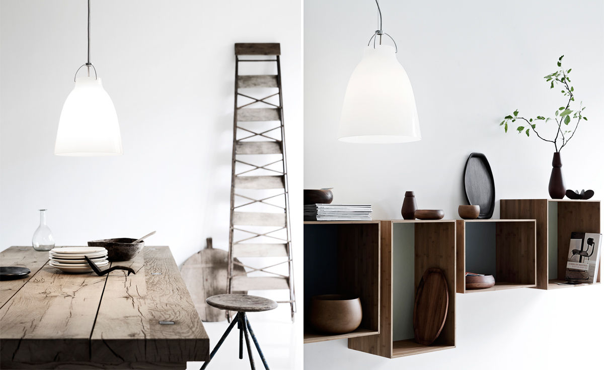 caravaggio opal suspension lamp