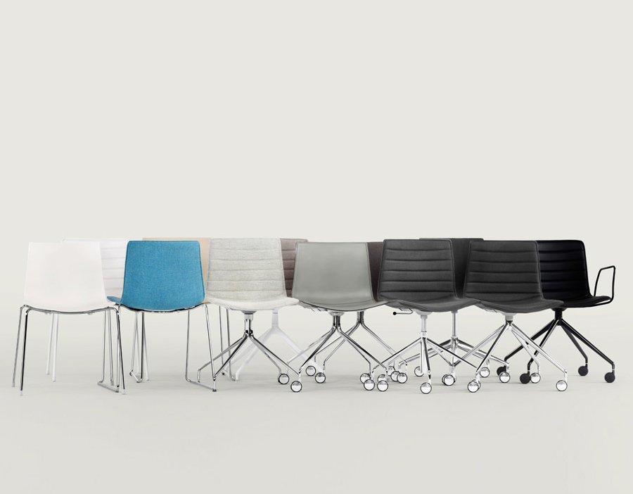 catifa 46 four leg wood side chair