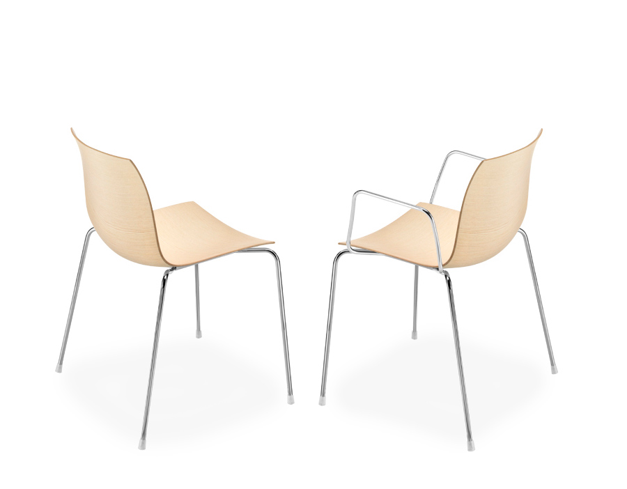 catifa 46 four leg wood side chair