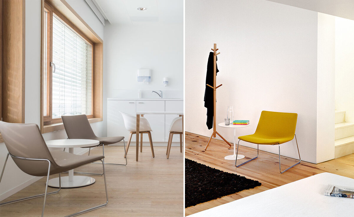catifa 60 lounge chair with sled base