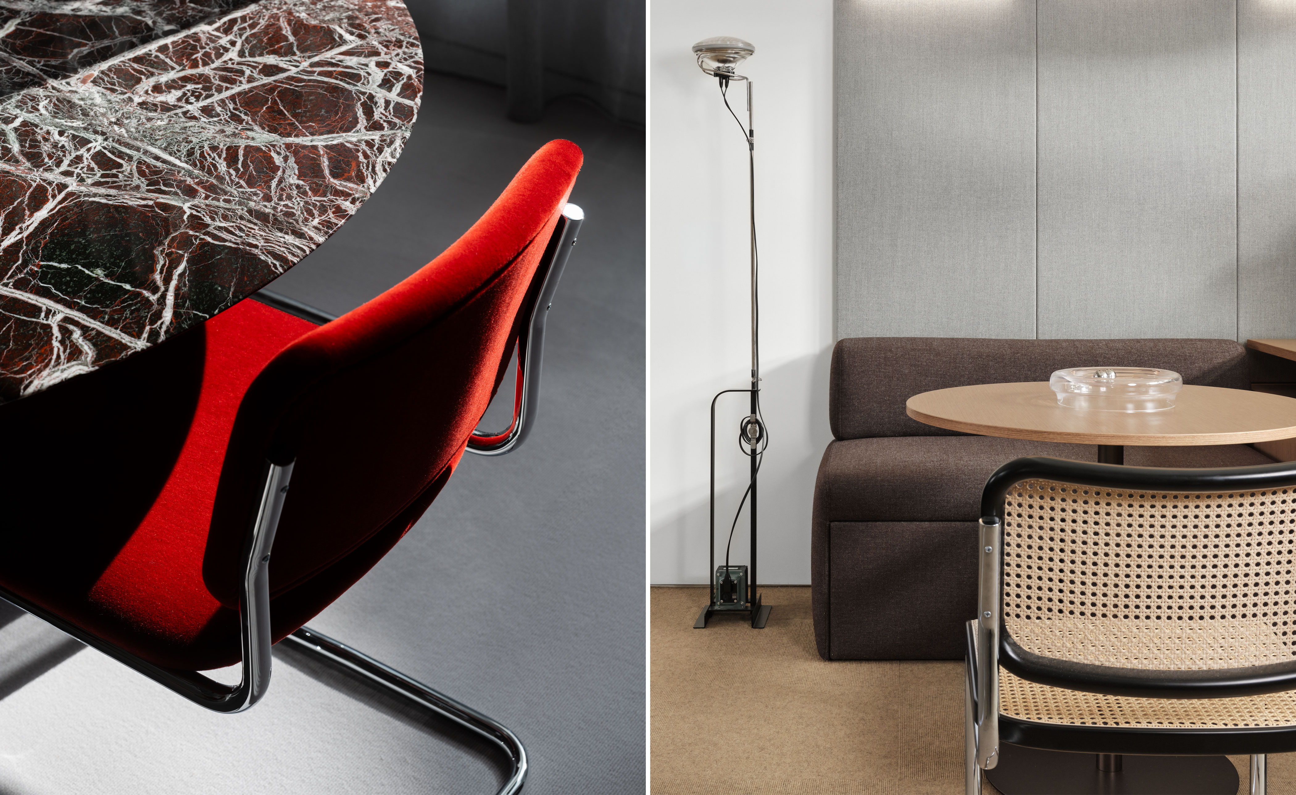 cesca chair with cane seat and back