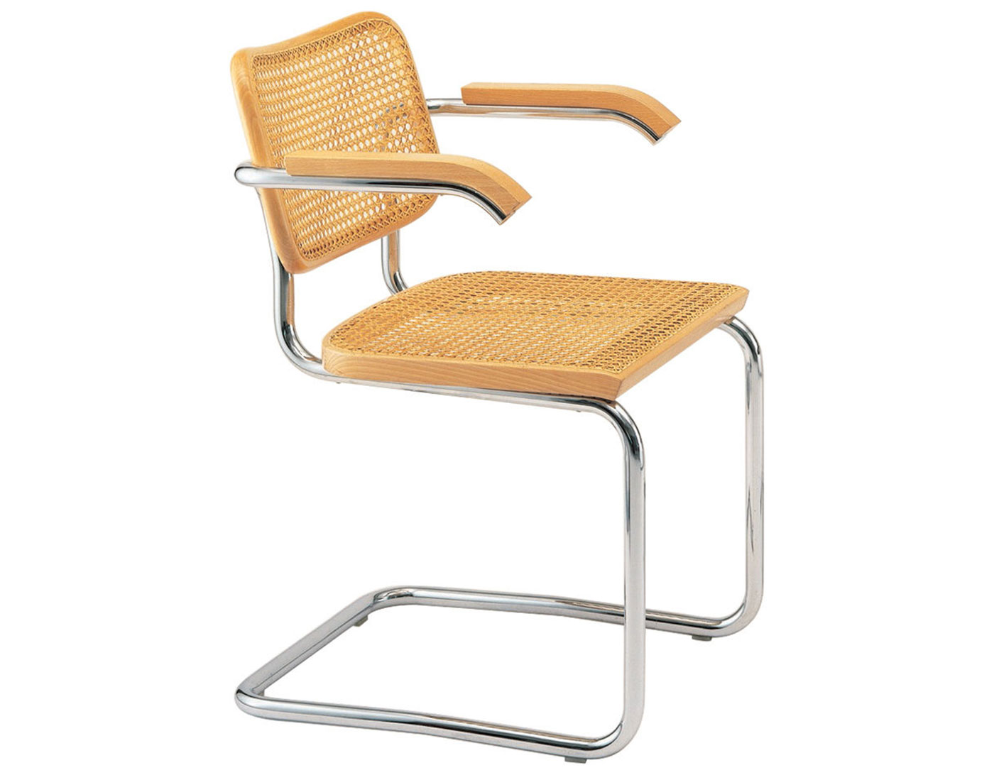 cesca chair with cane seat and back