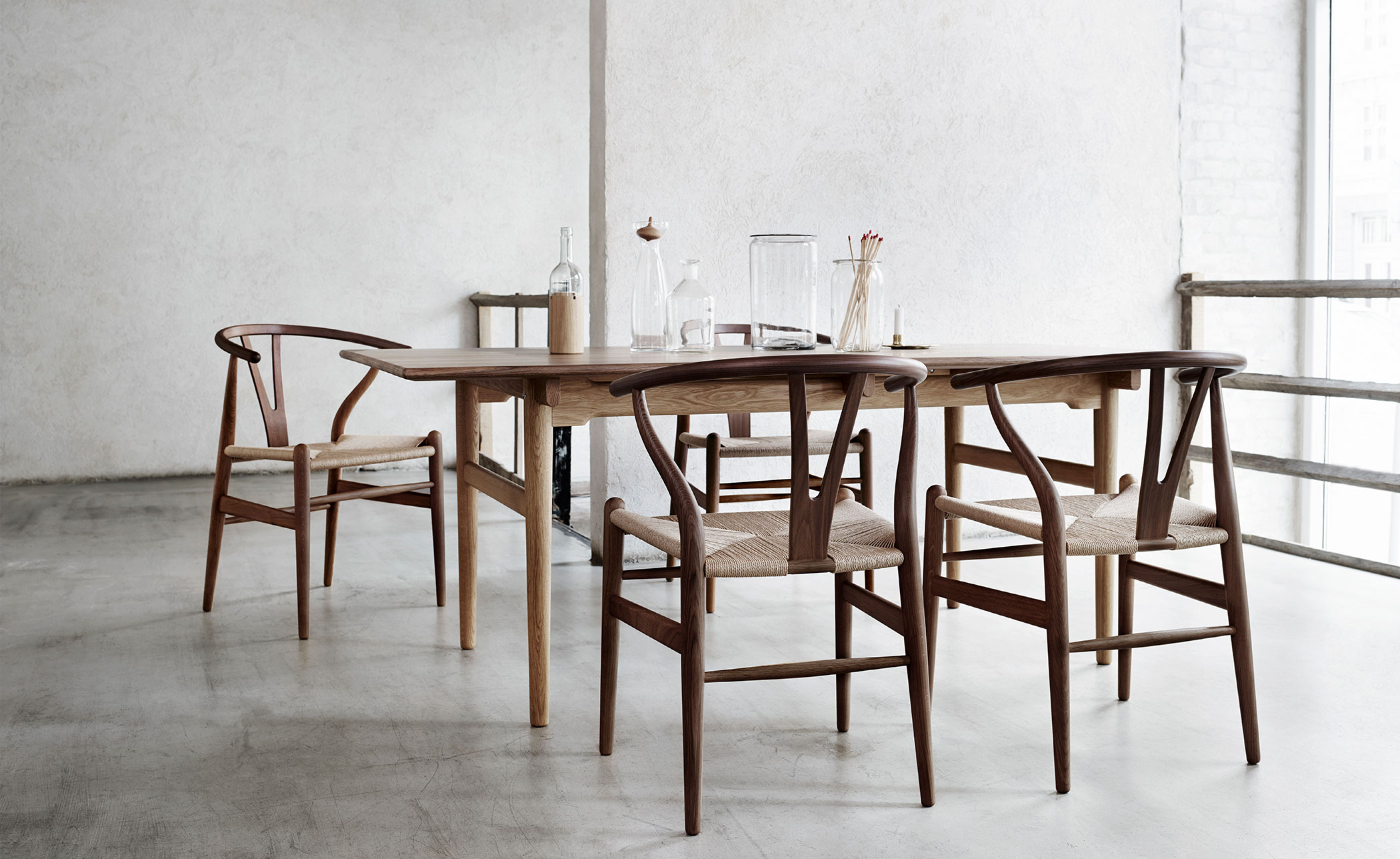 ch24 wishbone chair - wood