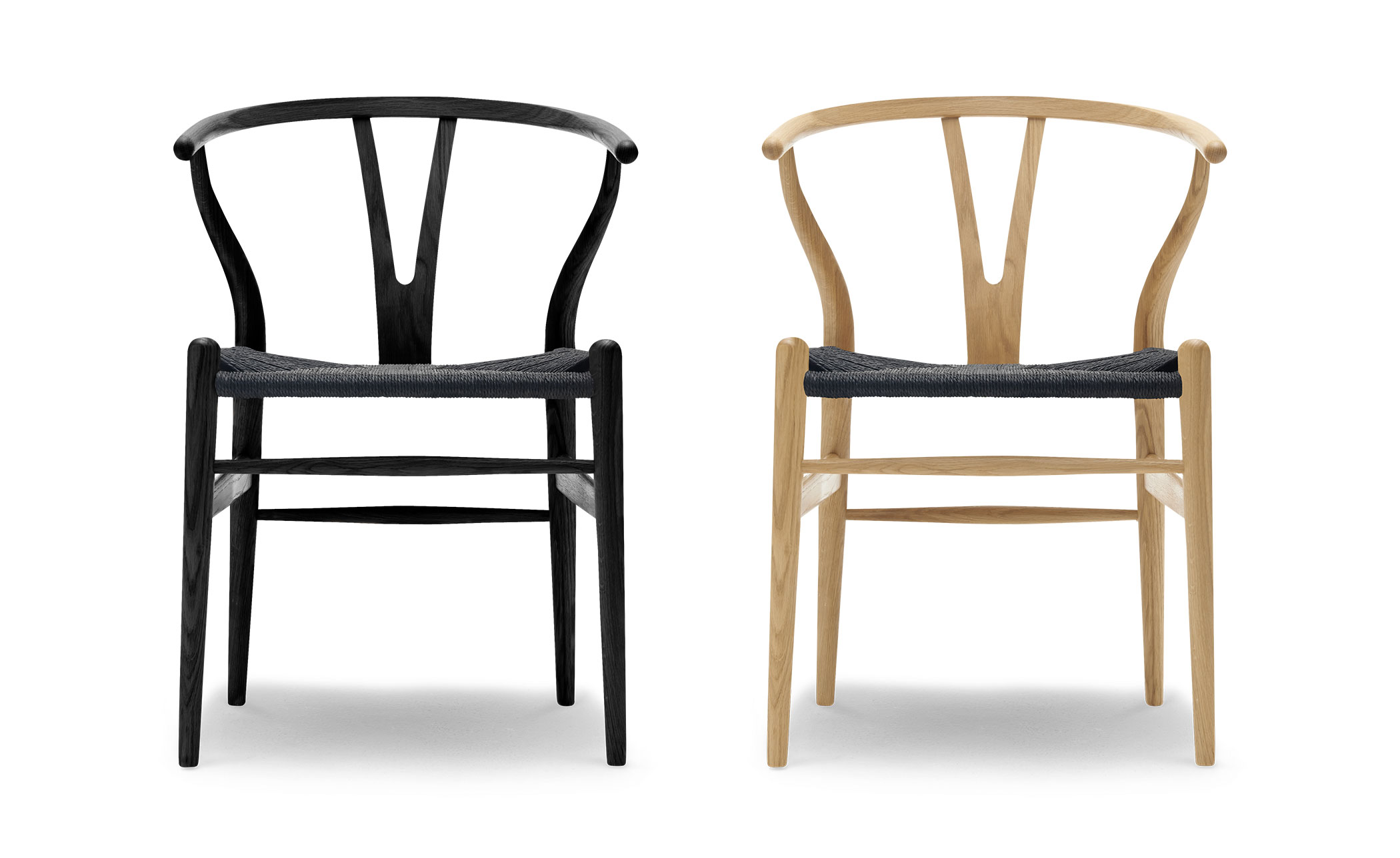 ch24 wishbone chair - wood