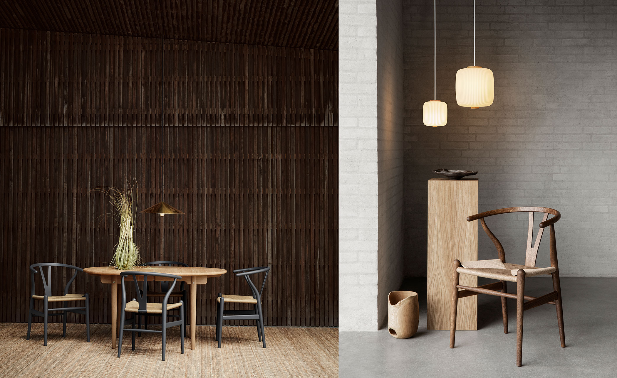 ch24 wishbone chair - wood