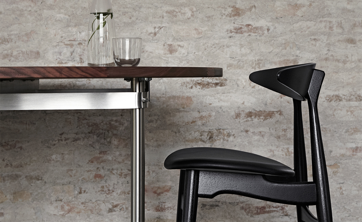 ch33p dining chair with upholstered seat