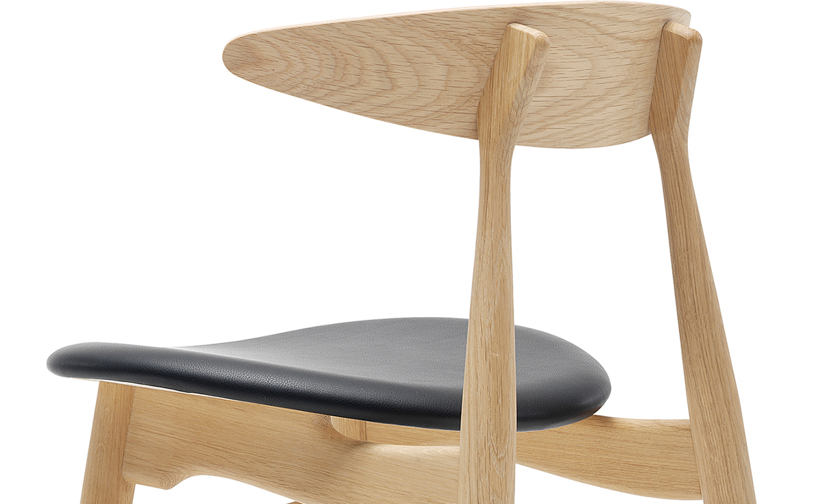 ch33p dining chair with upholstered seat