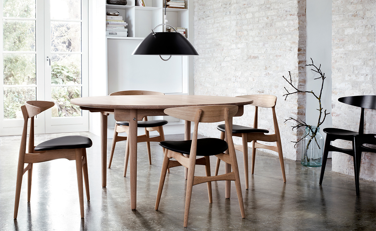 ch33p dining chair with upholstered seat