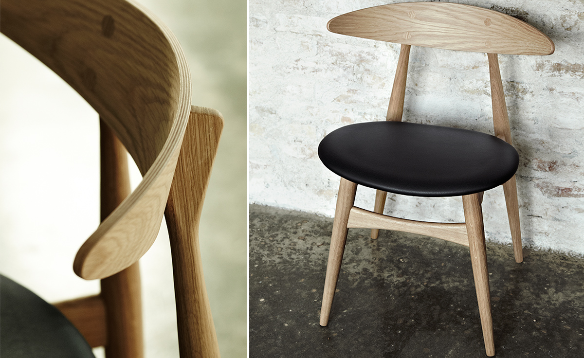 ch33p dining chair with upholstered seat