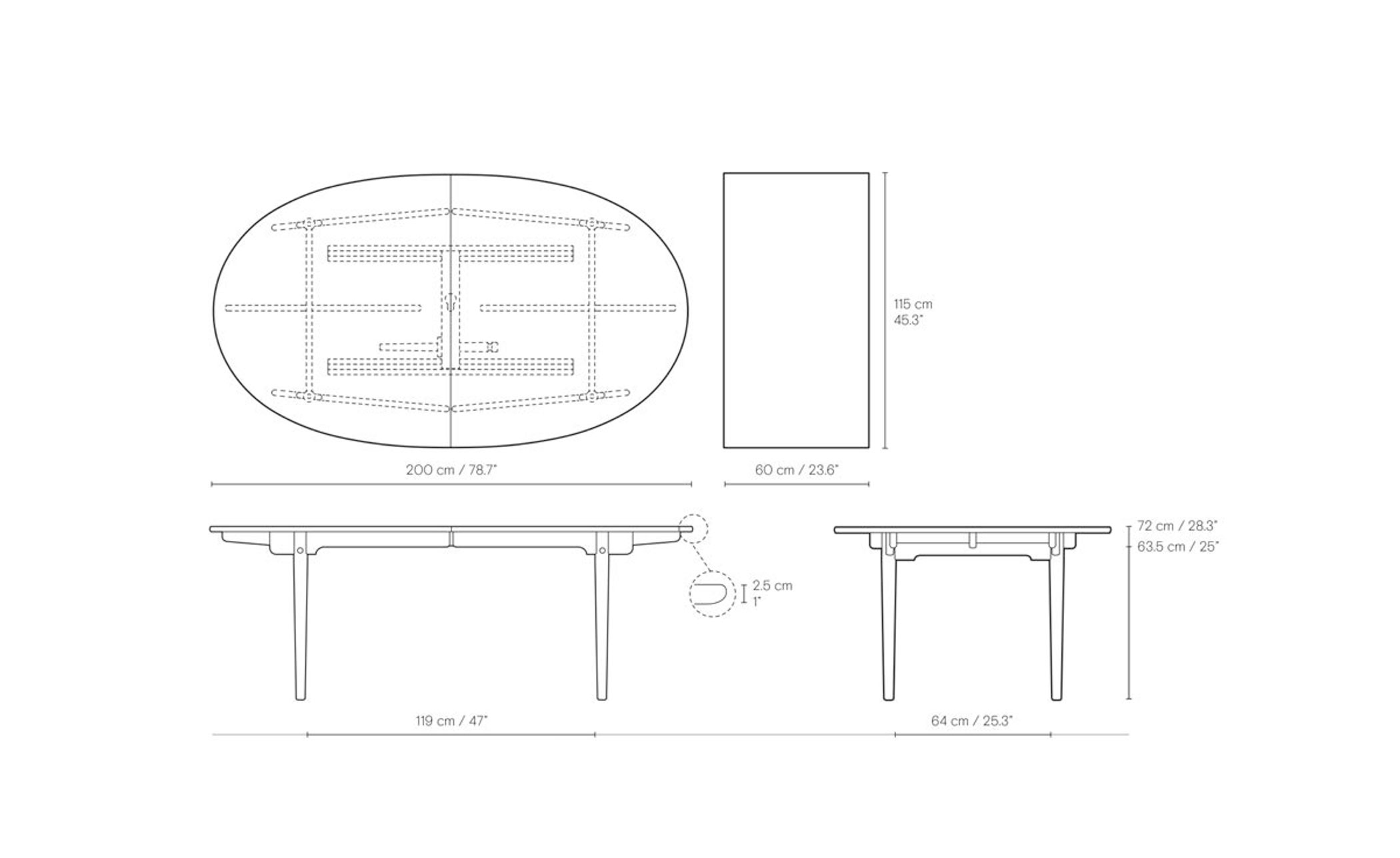 CH338 Dining Table