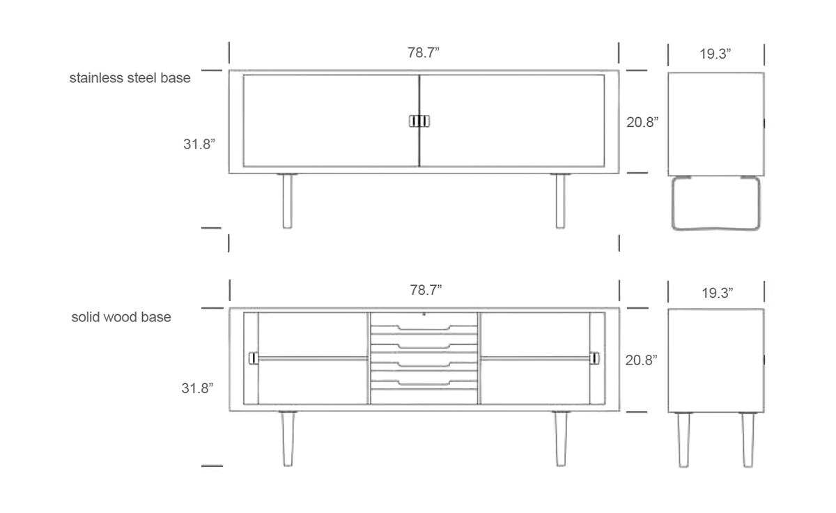 hans wegner ch825 credenza