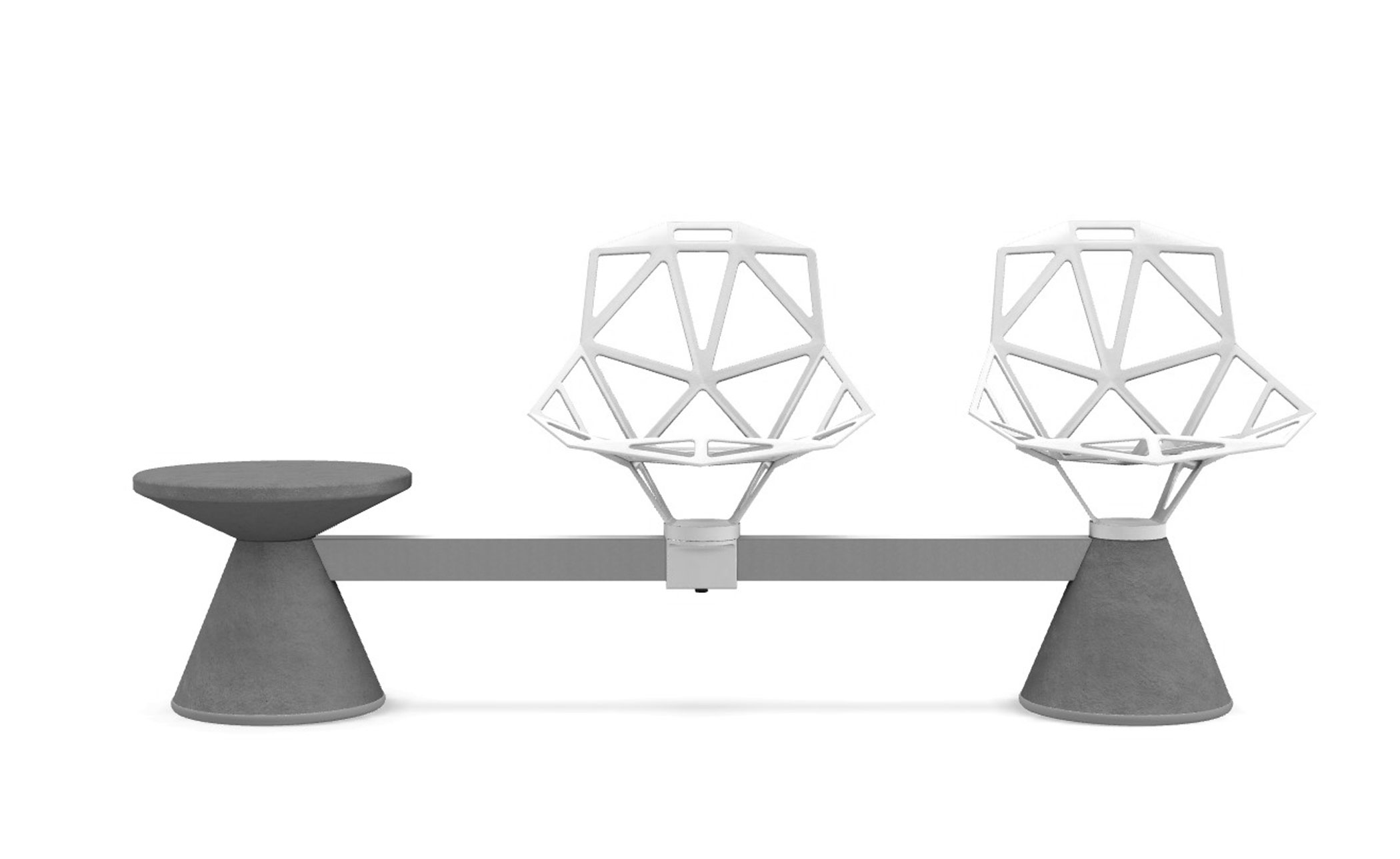 chair one 3-seat system