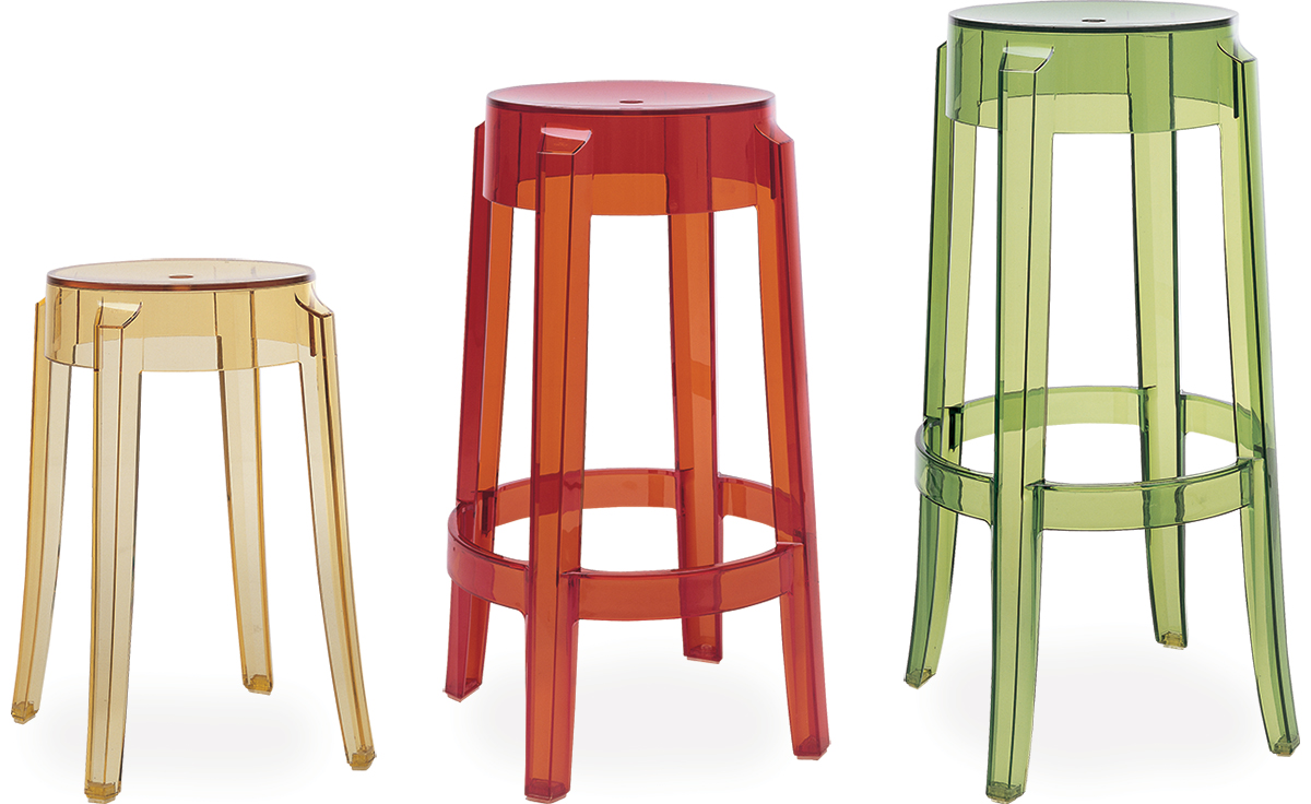 charles ghost stool 2 pack