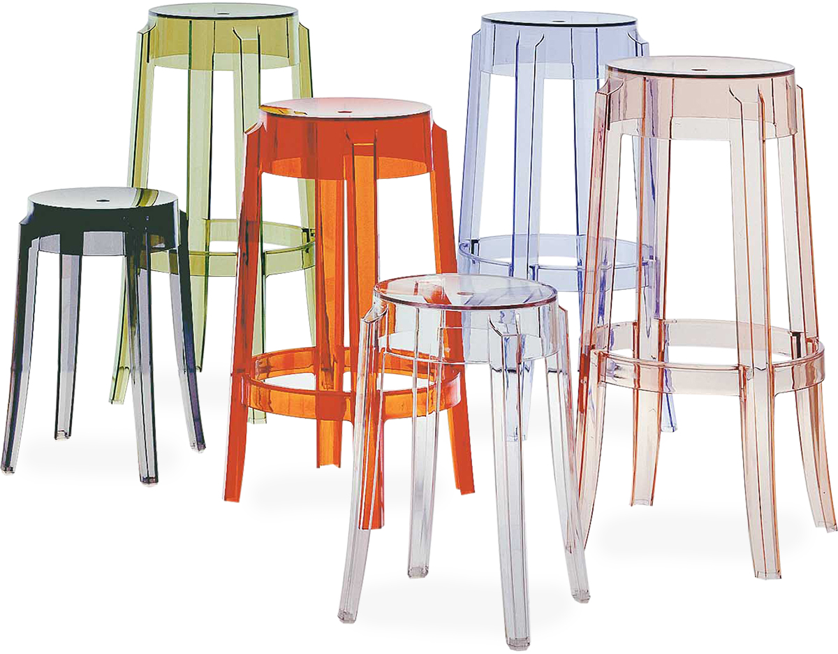 charles ghost stool 2 pack