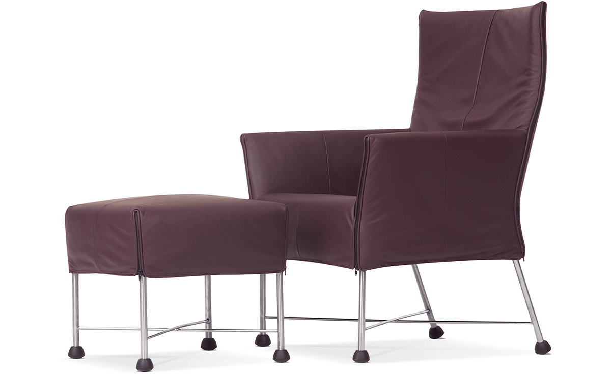 charly lounge chair & ottoman