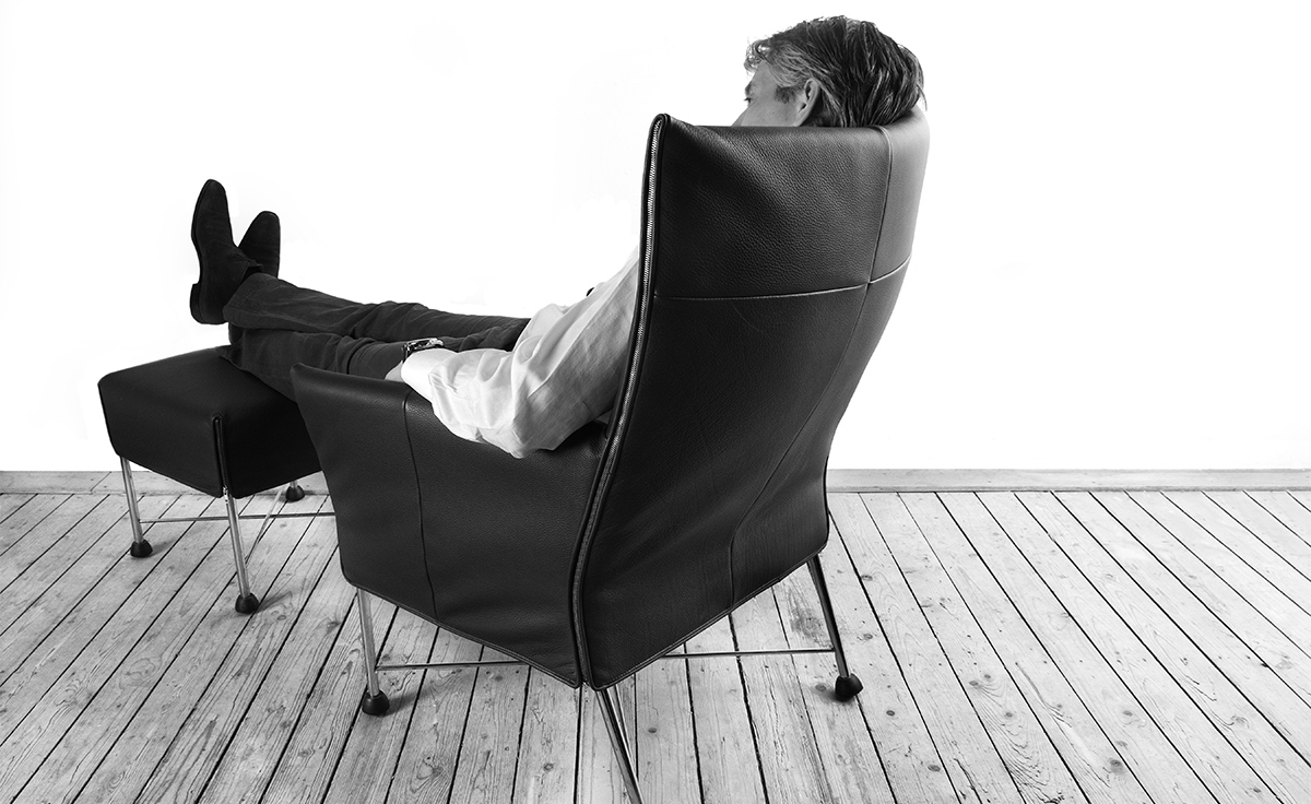 charly lounge chair & ottoman
