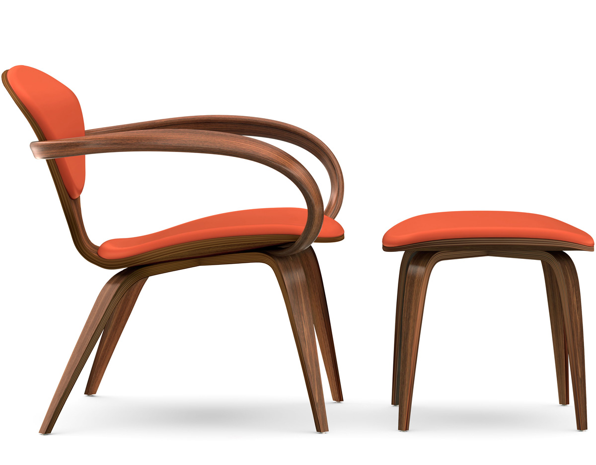 cherner lounge arm chair & ottoman