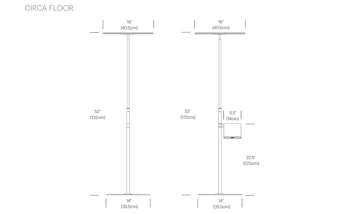 circa led floor lamp